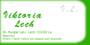 viktoria lech business card